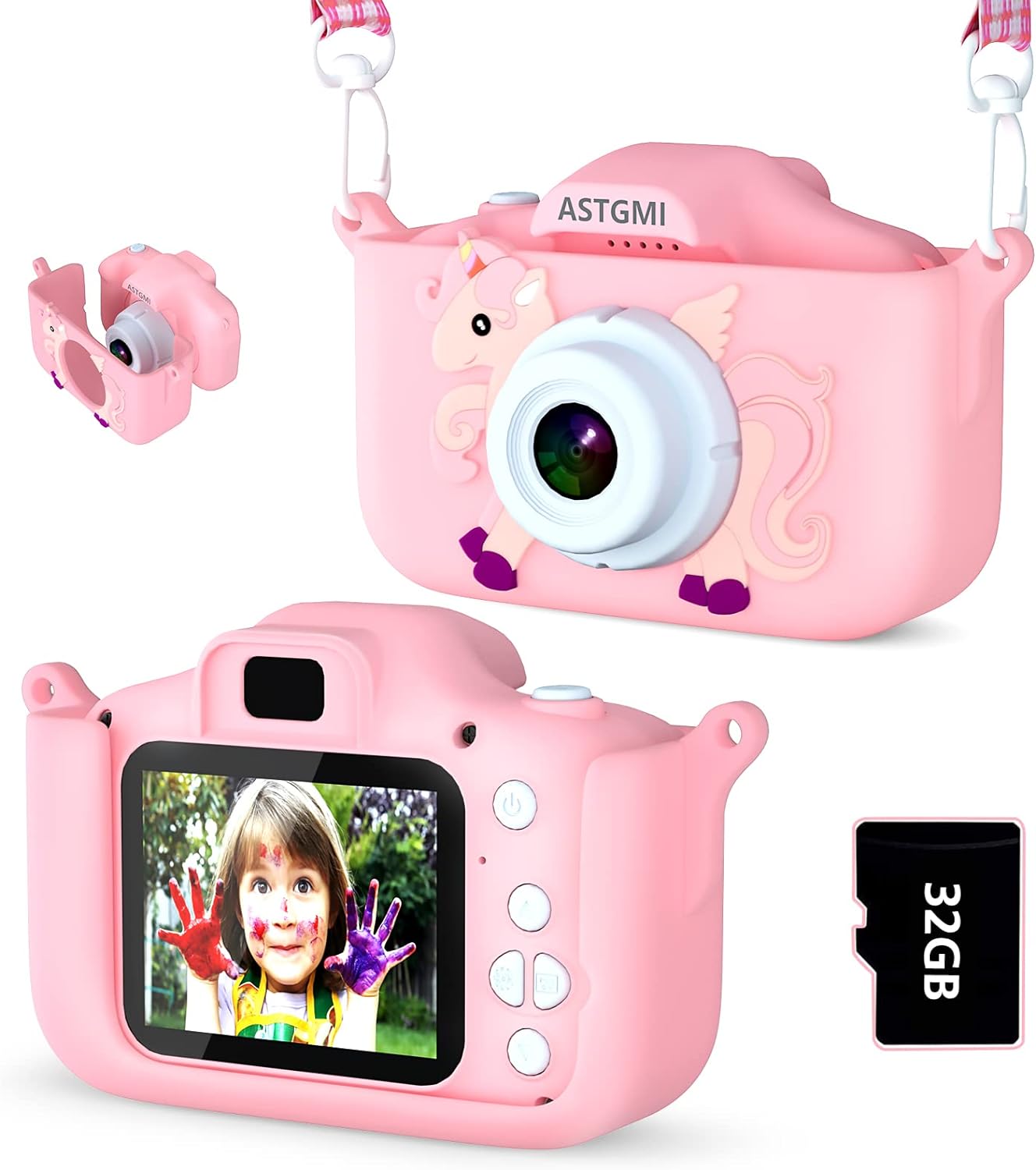 appareil photo rose 