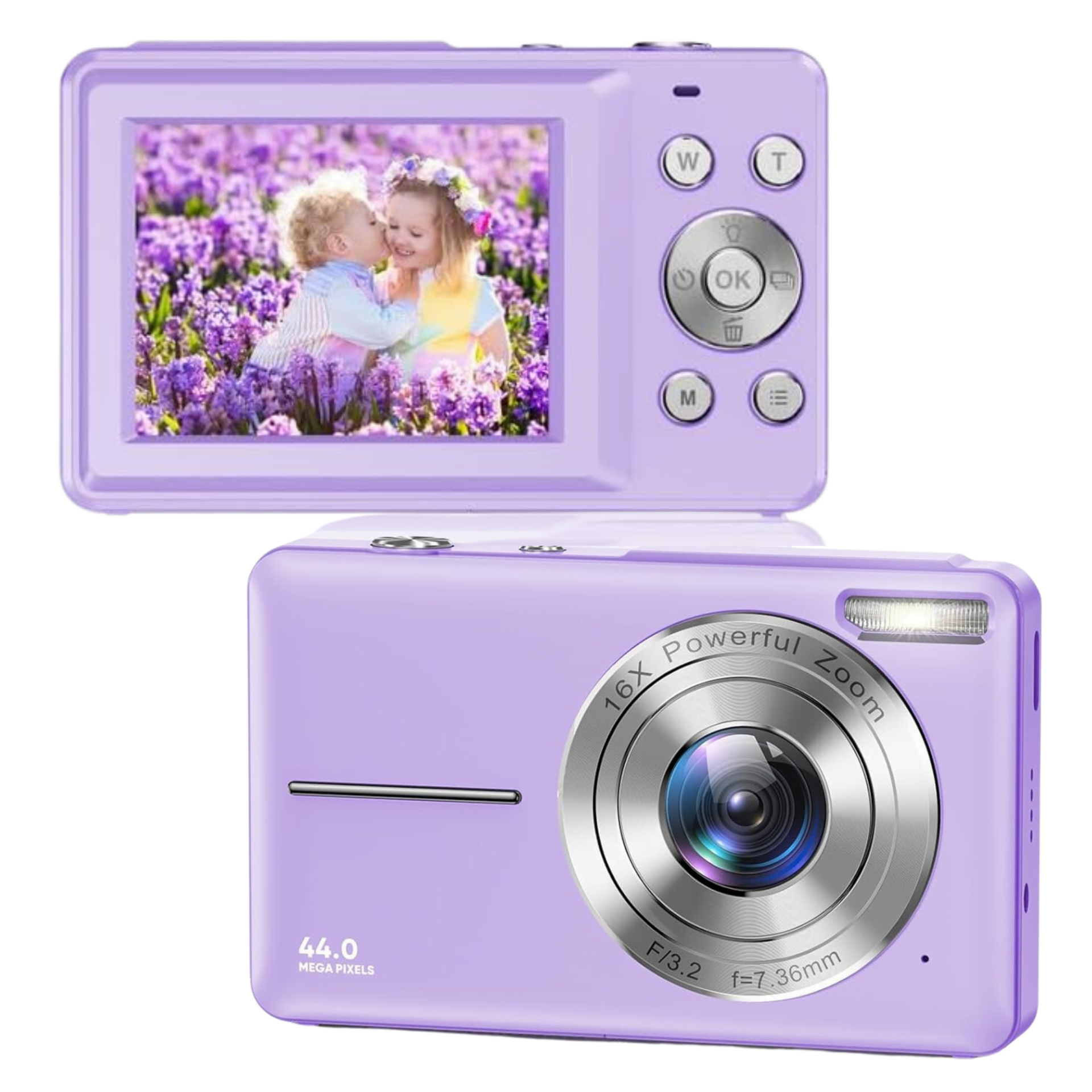 Appareil photo numerique compact violet