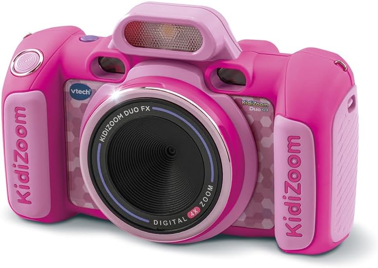 VTech - KidiZoom Duo FX Rose, Appareil Photo Numérique Enfant