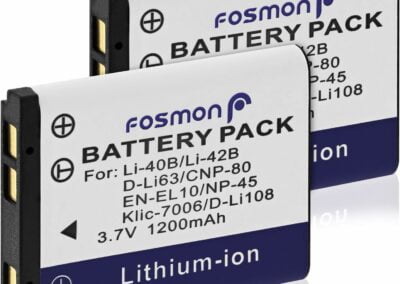batterie lithium ion appareil photo